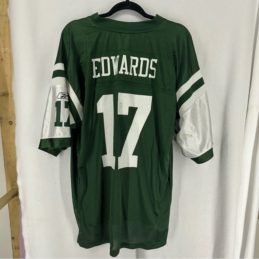 NFL New York Jets Edward’s 17 Jersey Men’s Large Green